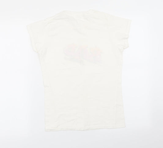 Missguided Womens White   Basic T-Shirt Size S