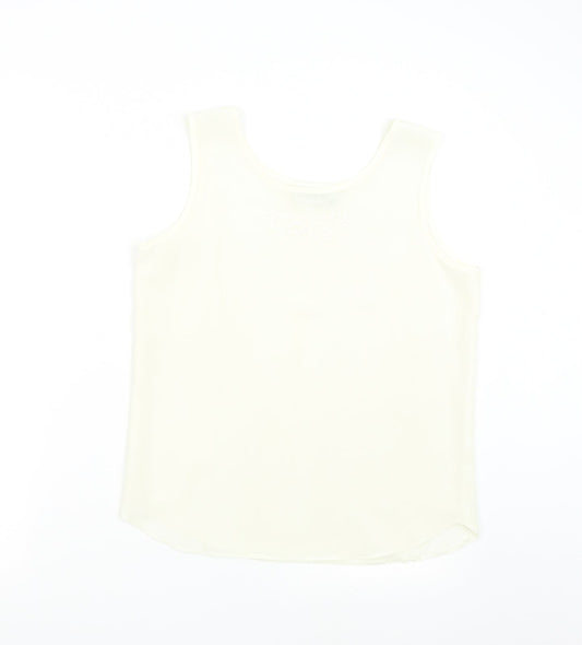 Perception Womens Ivory   Basic Blouse Size 12