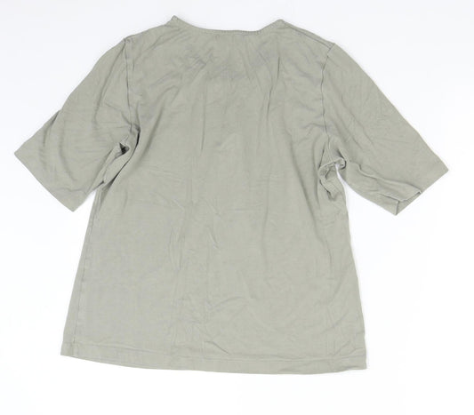 Rabe Womens Green   Basic T-Shirt Size 12
