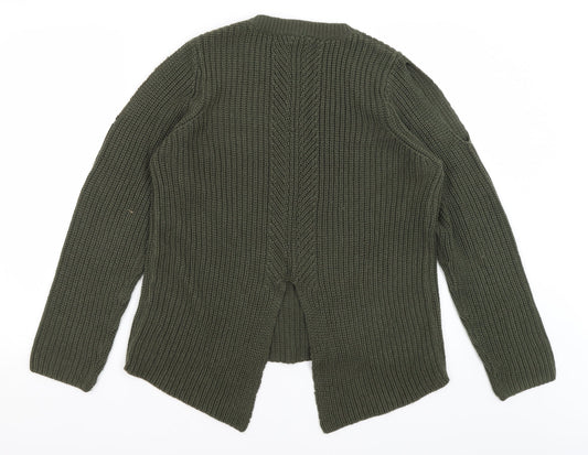 Select Womens Green   Pullover Jumper Size 16