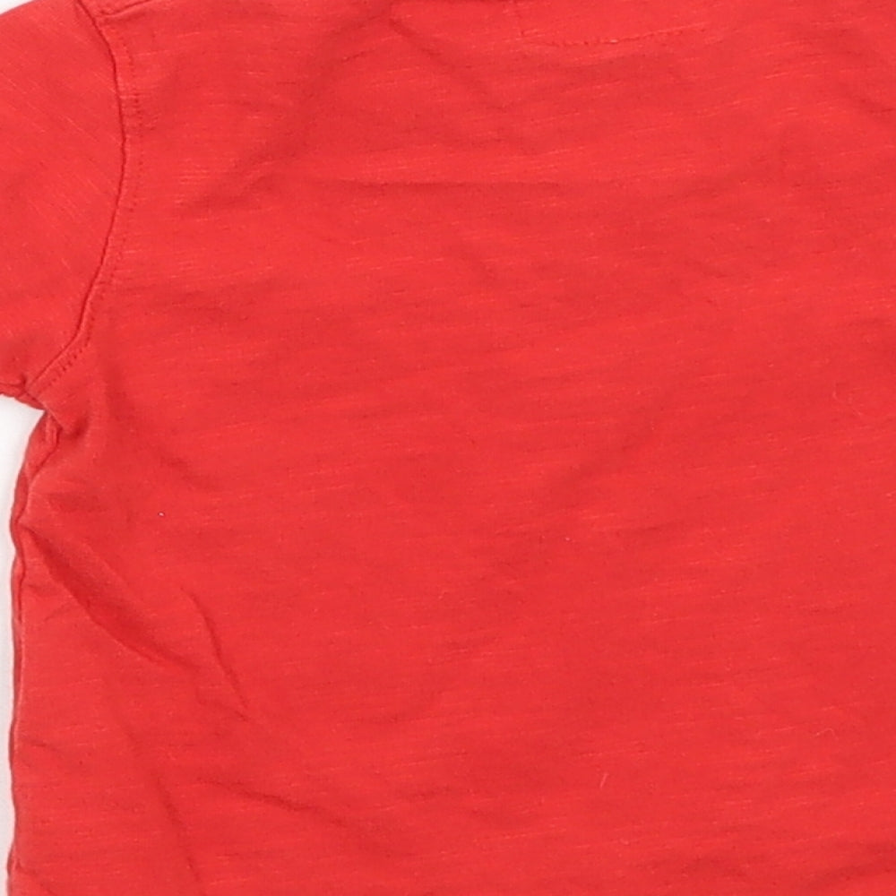 La Compagnie des Petits Baby Red   Basic T-Shirt Size 12 Months