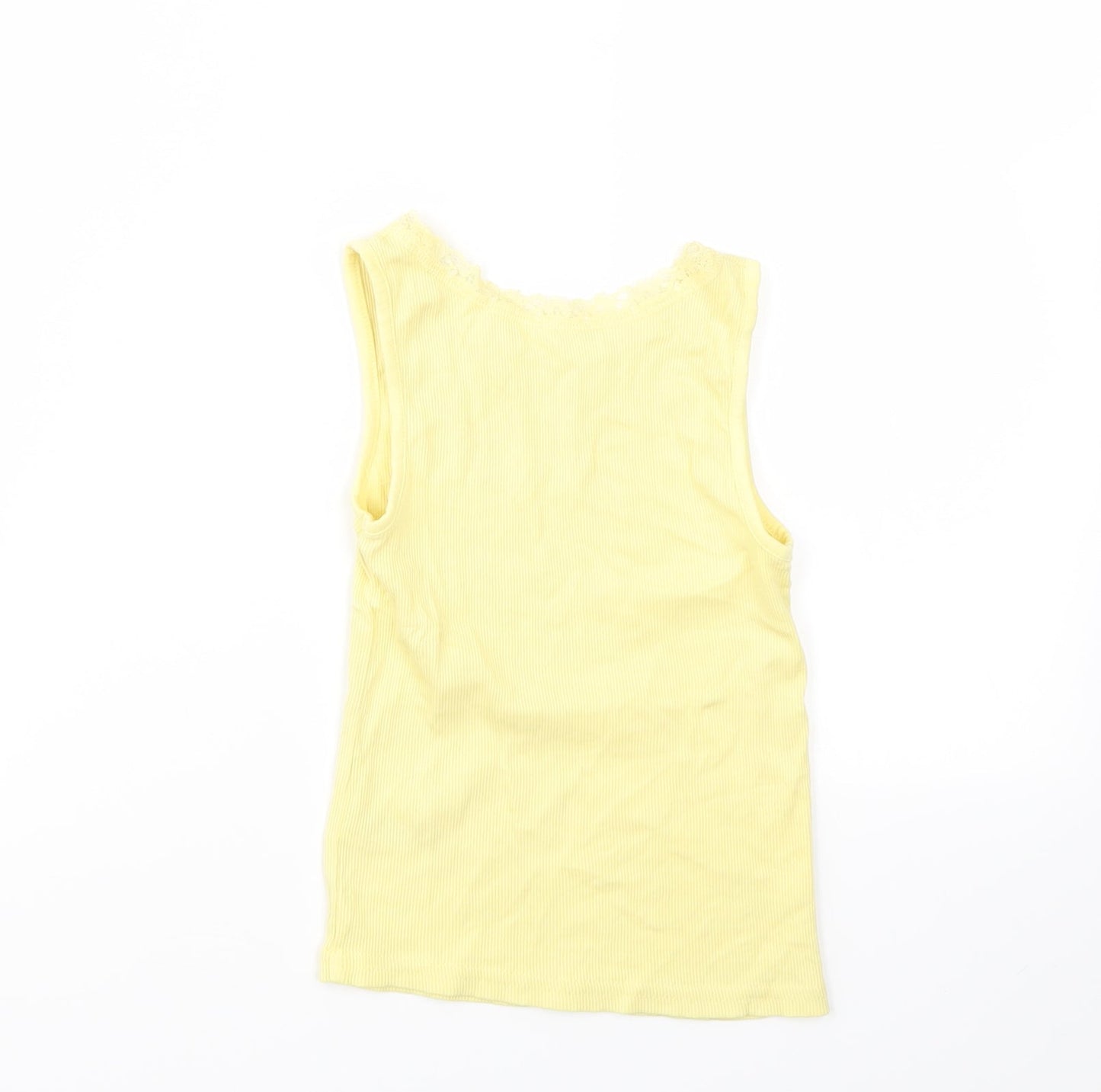 NUTMEG  Girls Yellow   Basic T-Shirt Size 4-5 Years