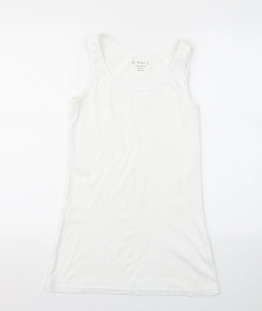 SOUTH  Womens White   Basic T-Shirt Size 14