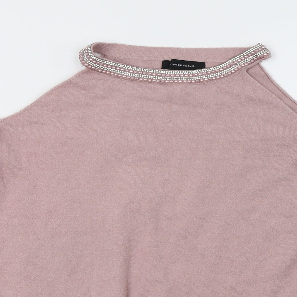 Primark Womens Pink   Pullover Sweatshirt Size 8