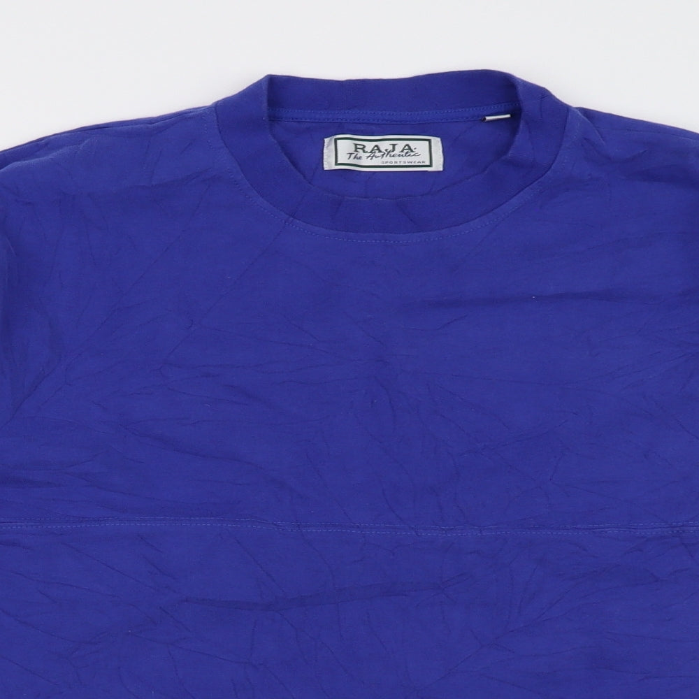 raja Womens Blue   Pullover Sweatshirt Size M