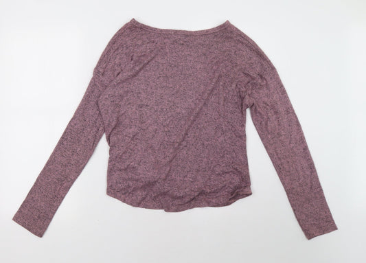 moral fiber Womens Purple   Pullover Sweatshirt Size L