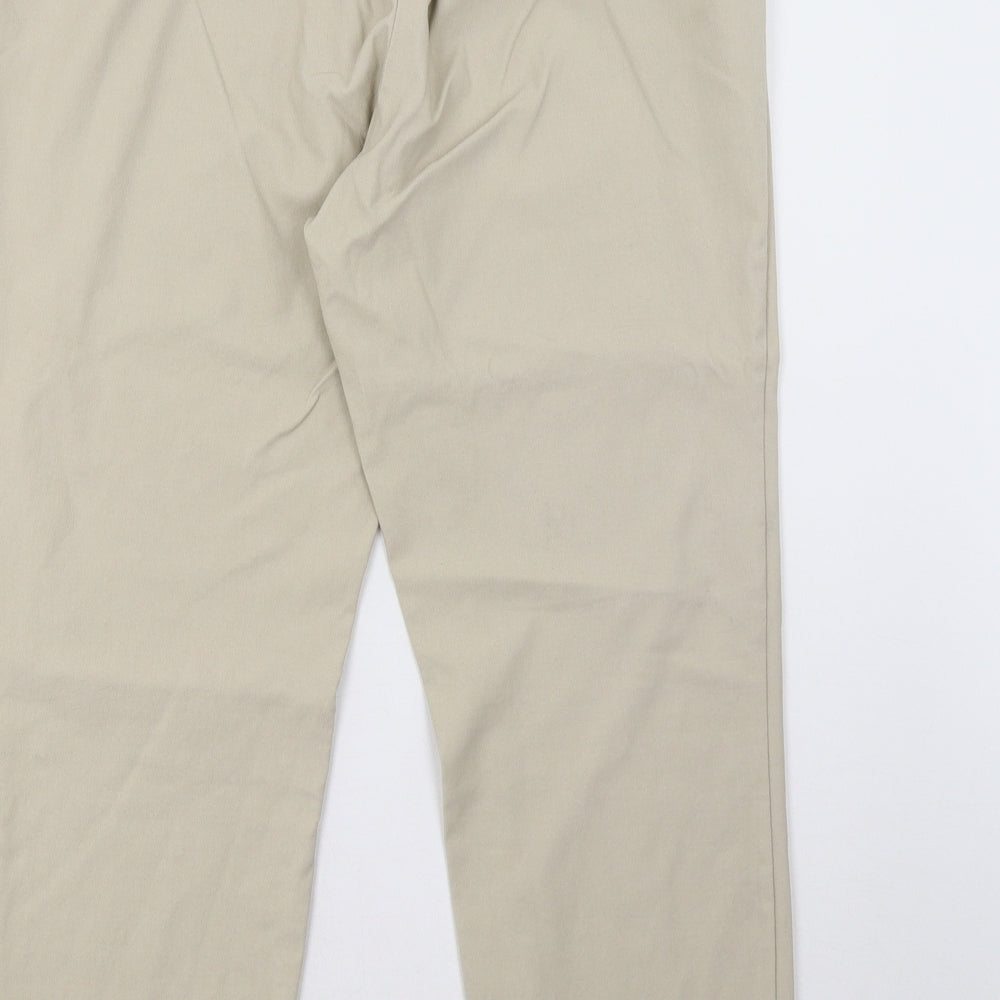 Preworn Womens Beige   Trousers  Size 18 L27 in