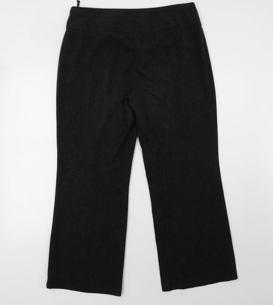Marks and Spencer Womens Black   Trousers  Size 14 L29 in