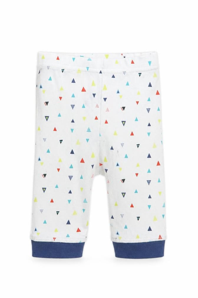 Mothercare Baby White Polka Dot  Capri Trousers Size 0-3 Months  - 0-1 Months