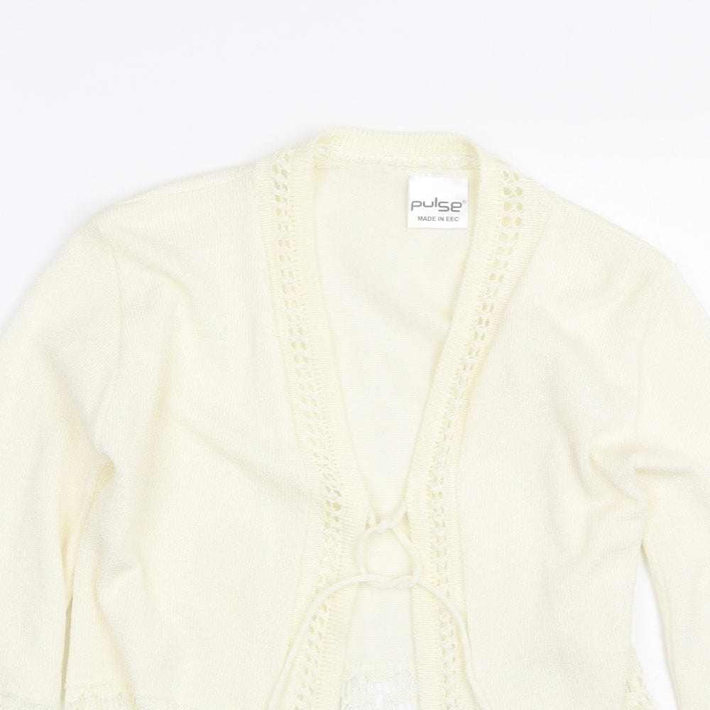 Pulse Womens Beige   Cardigan Jumper Size 10