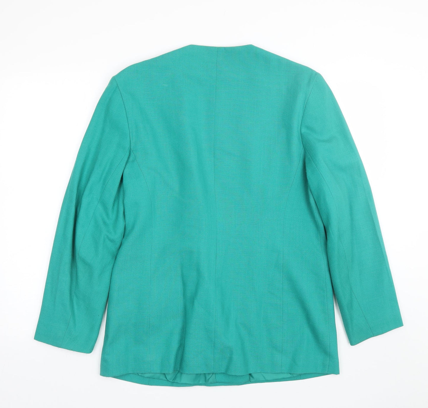 Compliments Womens Green   Jacket Suit Size 16