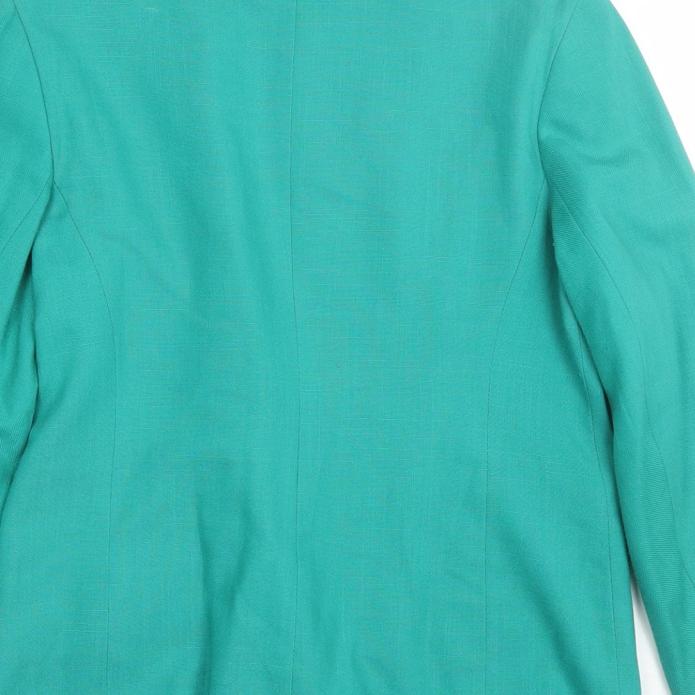 Compliments Womens Green   Jacket Suit Size 16