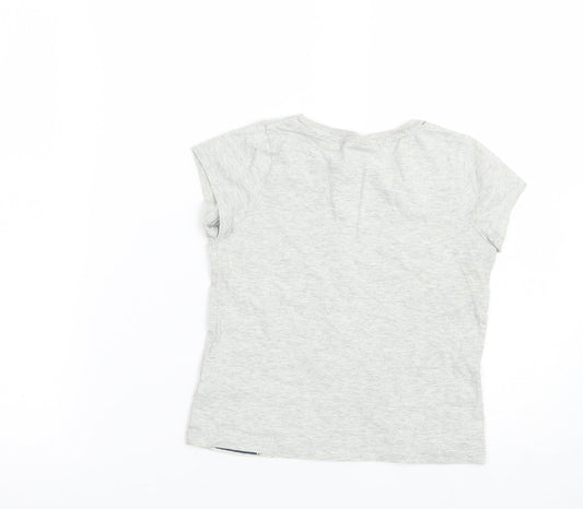 NEXT Girls Grey   Basic T-Shirt Size 4-5 Years