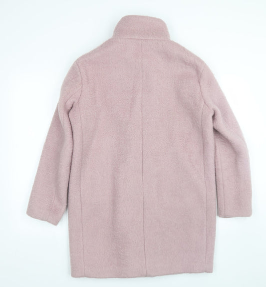 H&M Womens Pink   Trench Coat Coat Size 4