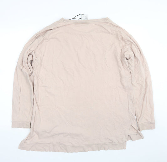 H&M Womens Pink   Pullover Sweatshirt Size L