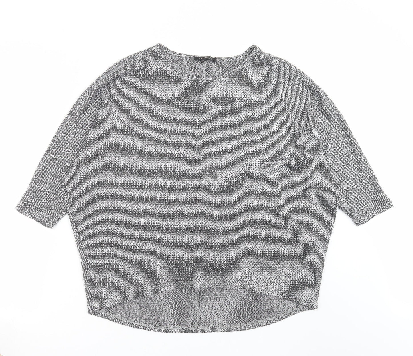 New Look Womens Grey  Knit Pullover Jumper Size M