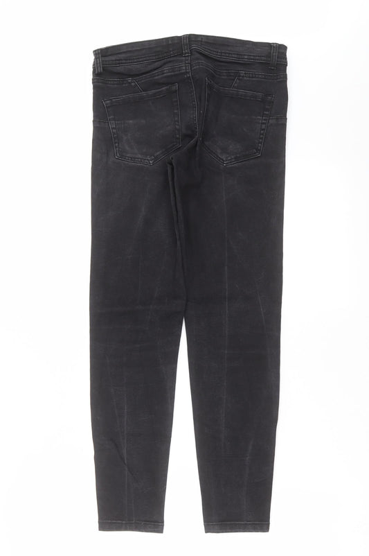 Primark Womens Grey  Denim Skinny Jeans Size 10 L27 in