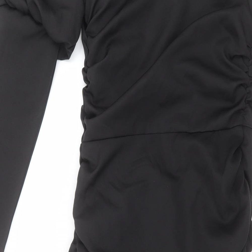 Missguided Womens Black   Shift  Size 12  - ruched