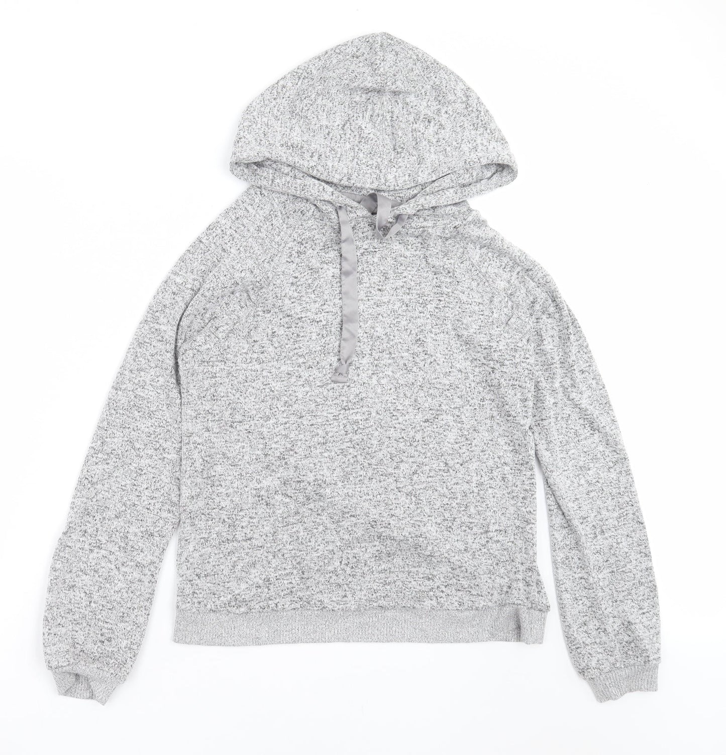 NEXT Womens Grey  Knit Pullover Hoodie Size S