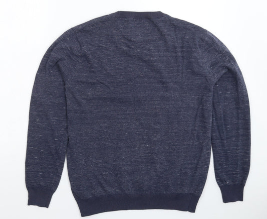 NEXT Mens Blue  Knit Pullover Jumper Size M