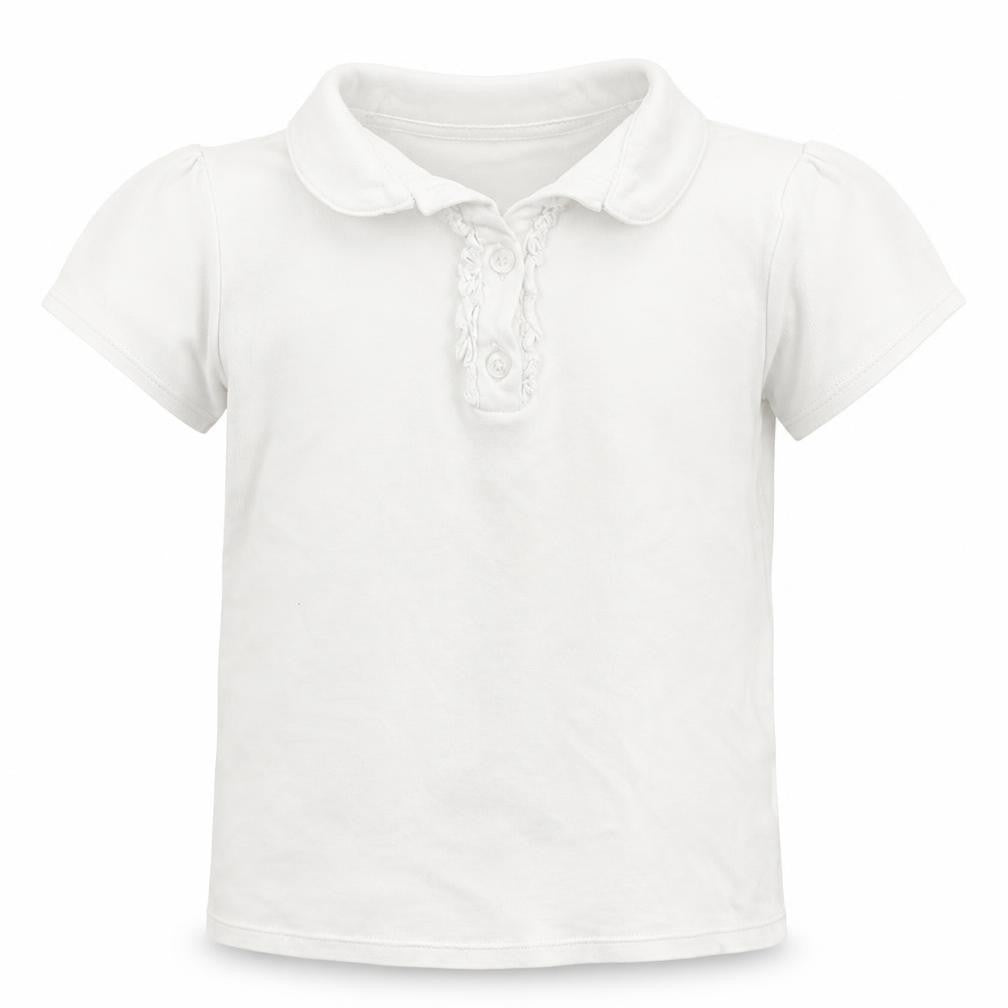 George Boys White   Basic Polo Size 6-7 Years