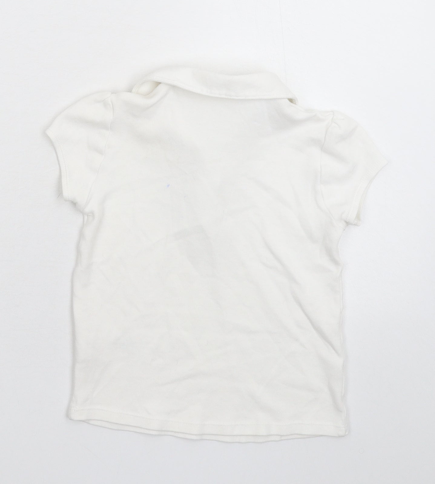 George Boys White   Basic Polo Size 6-7 Years