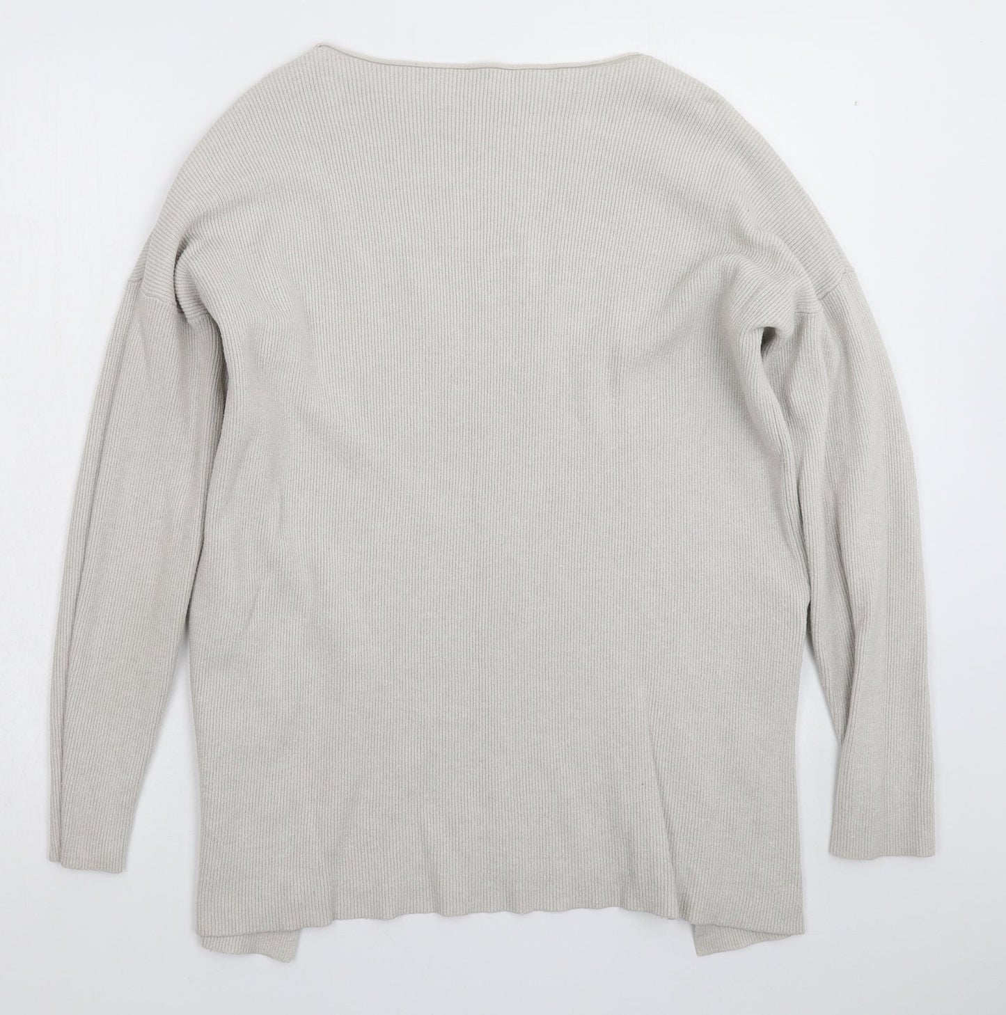 Zuppe Womens Grey  Knit Pullover Jumper Size L