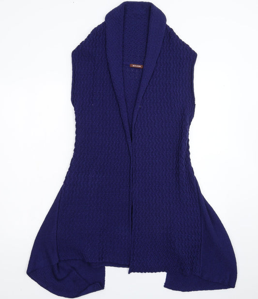 Savoir Womens Blue  Knit Cardigan Jumper Size 10