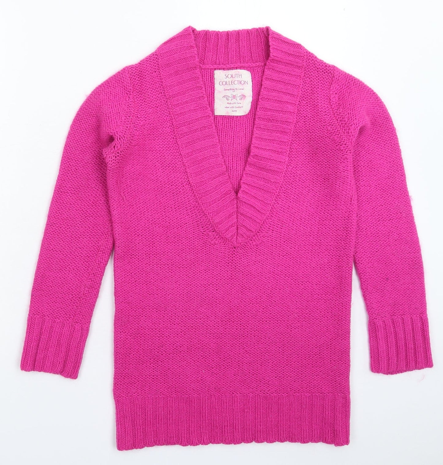 Shop Direct Womens Pink  Knit Pullover Jumper Size 10