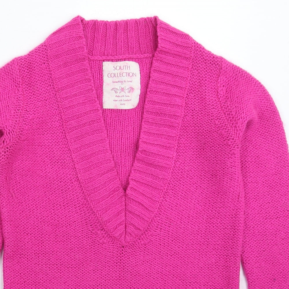 Shop Direct Womens Pink  Knit Pullover Jumper Size 10