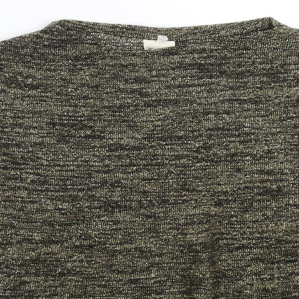 Preworn Womens Gold  Knit Pullover Jumper Size M