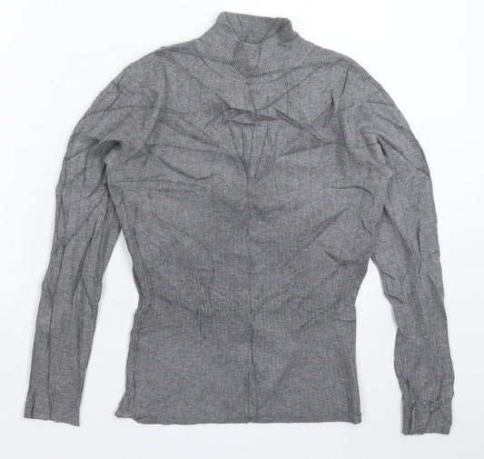 Marks and Spencer Womens Grey  Knit Pullover Jumper Size 8