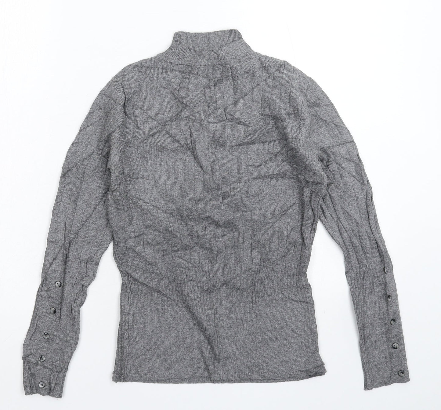 Marks and Spencer Womens Grey  Knit Pullover Jumper Size 8