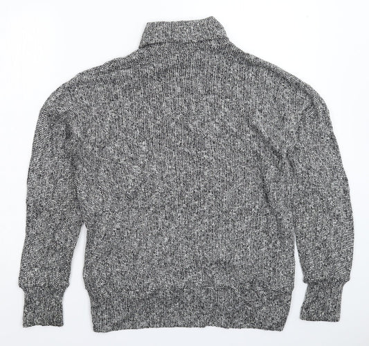 Topshop Womens Grey  Knit Pullover Jumper Size 8