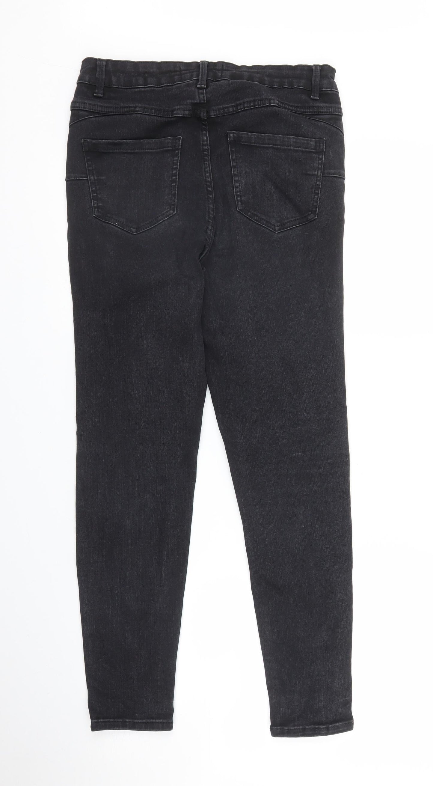 New Look Womens Black  Denim Skinny Jeans Size 10 L25 in