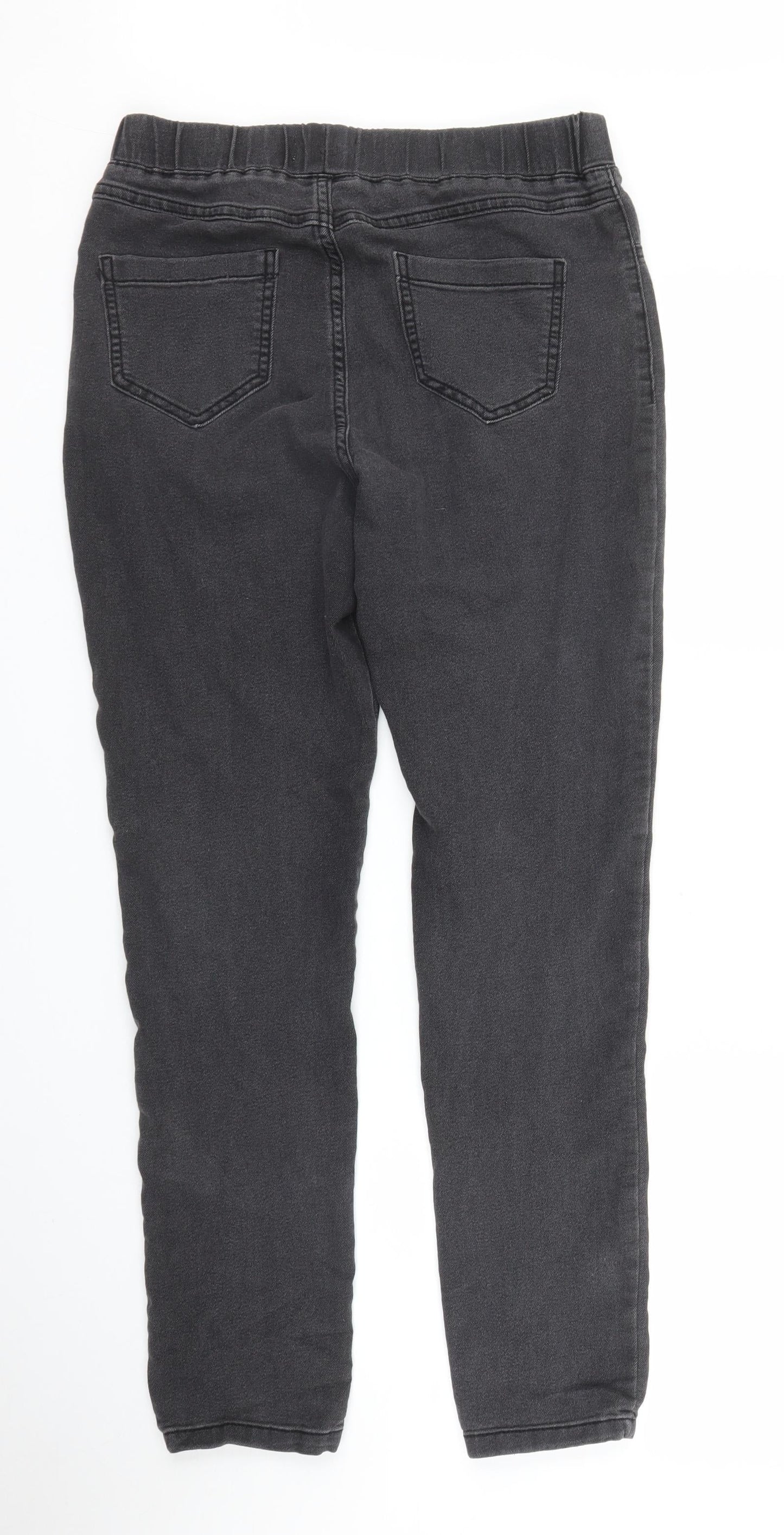 Avon Womens Black  Denim Skinny Jeans Size 12 L27 in