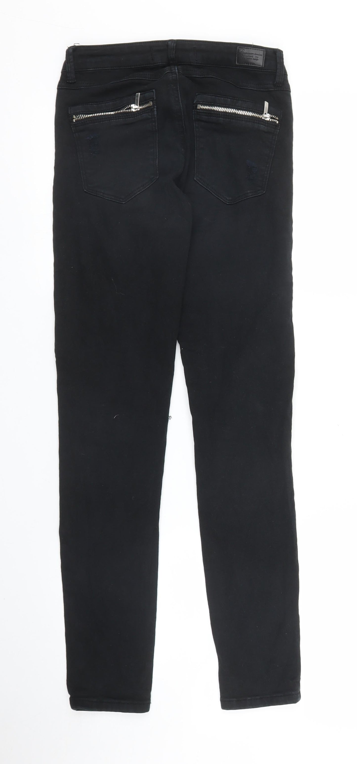 TALLY WEiJL Womens Black  Denim Skinny Jeans Size 6 L27 in