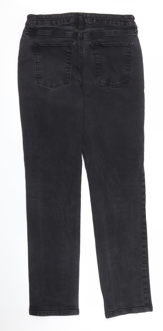 Very Womens Black  Denim Straight Jeans Size 29 in L28 in