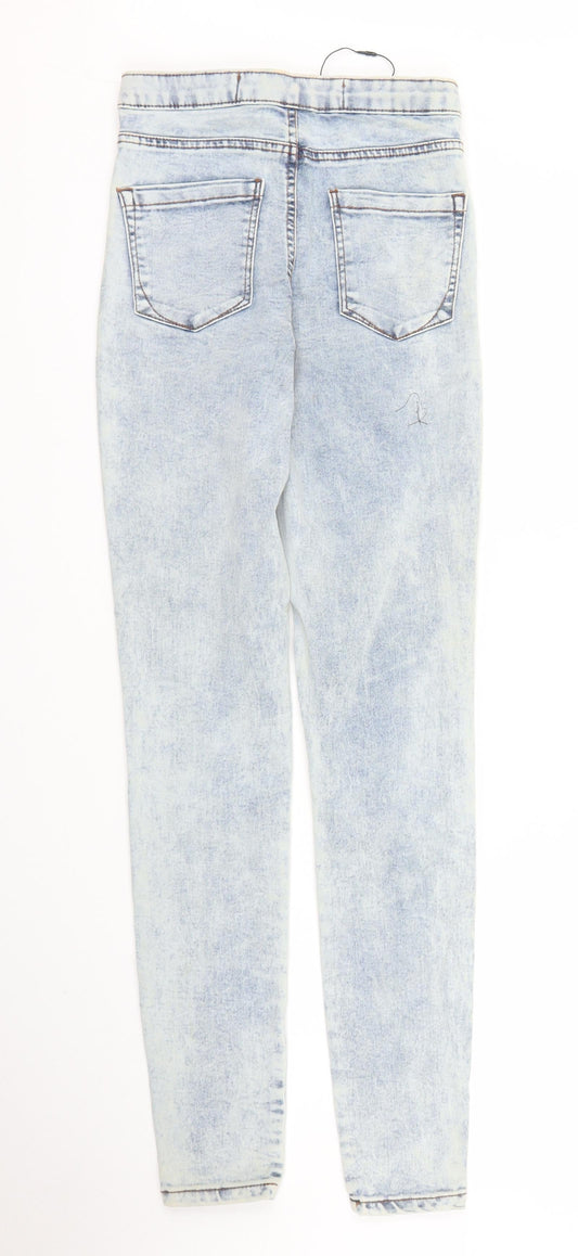Primark Womens Blue  Denim Skinny Jeans Size 8 L29 in