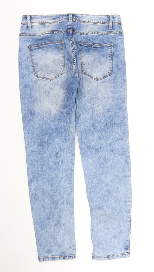 House Womens Blue  Denim Jegging Jeans Size 12 L27 in