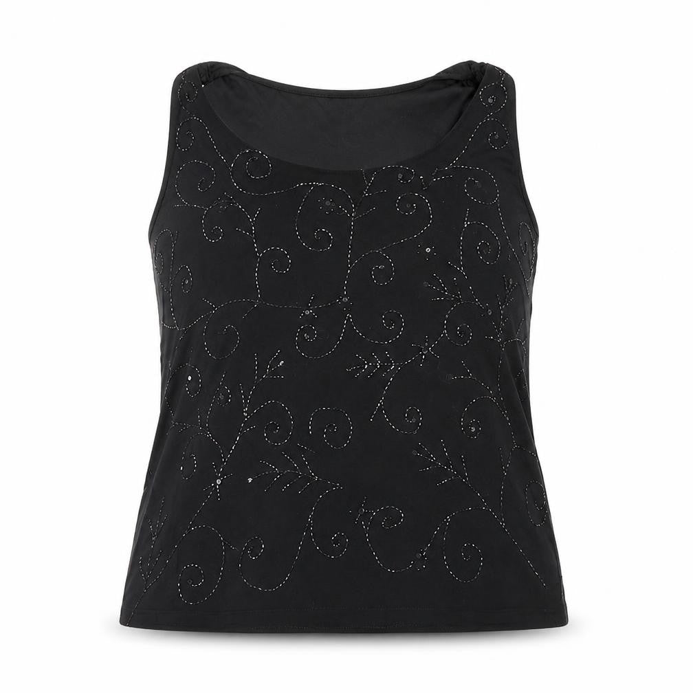 Wardrobe Womens Black   Basic Blouse Size L
