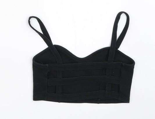 H&M Womens Black   Cropped Tank Size XS