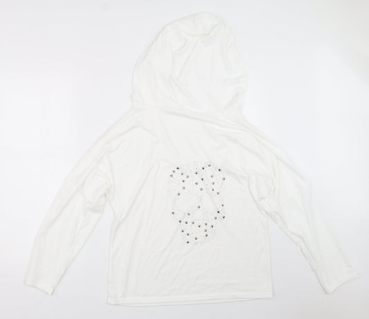 Preworn Womens White   Basic T-Shirt Size M