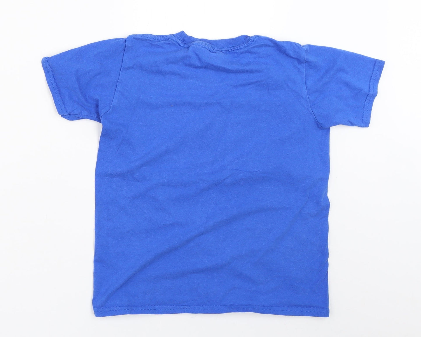 Gildan Boys Blue   Basic T-Shirt Size 7-8 Years