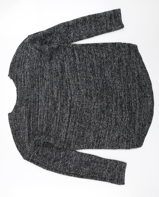 H&M Mens Black   Pullover Jumper Size M
