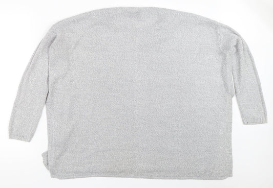 H&M Womens Grey   Pullover Jumper Size M