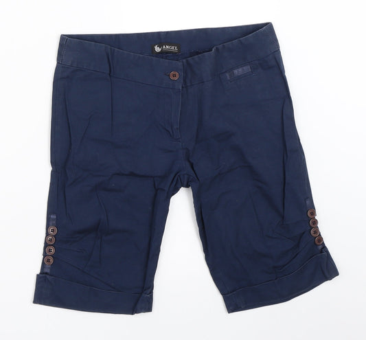Angel Womens Blue   Chino Shorts Size S