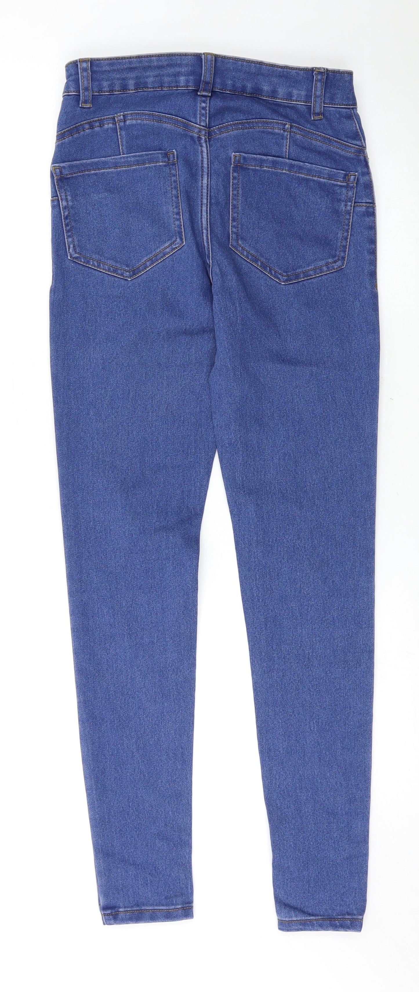 Denim & Co. Womens Blue   Skinny Jeans Size 8 L29 in