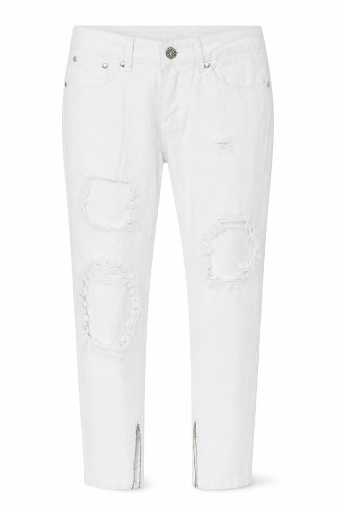 Preworn Womens White   Skinny Jeans Size 8 L27 in