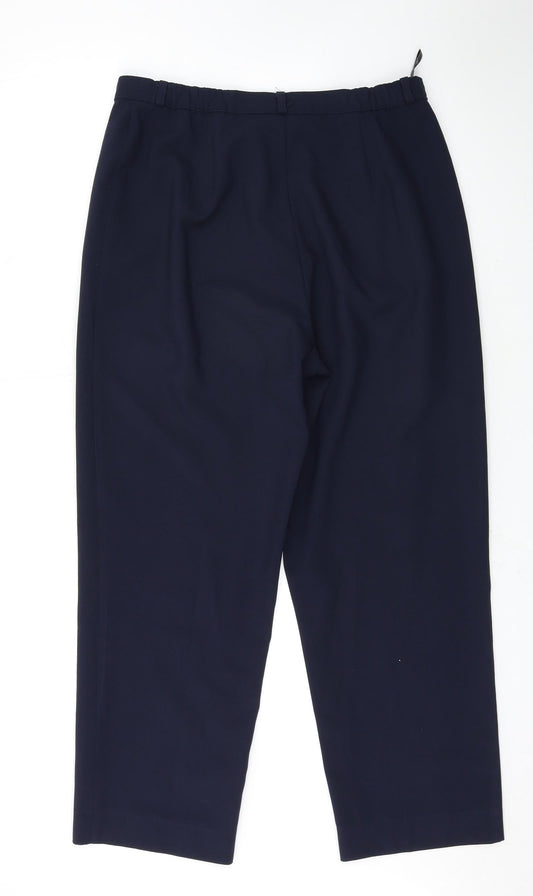 BHS Womens Blue   Trousers  Size 14 L27 in